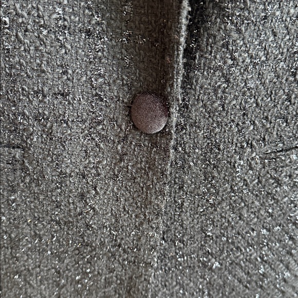 A Loves A black metallic tweed single button blazer jacket NWT size Small - Picture 8 of 14